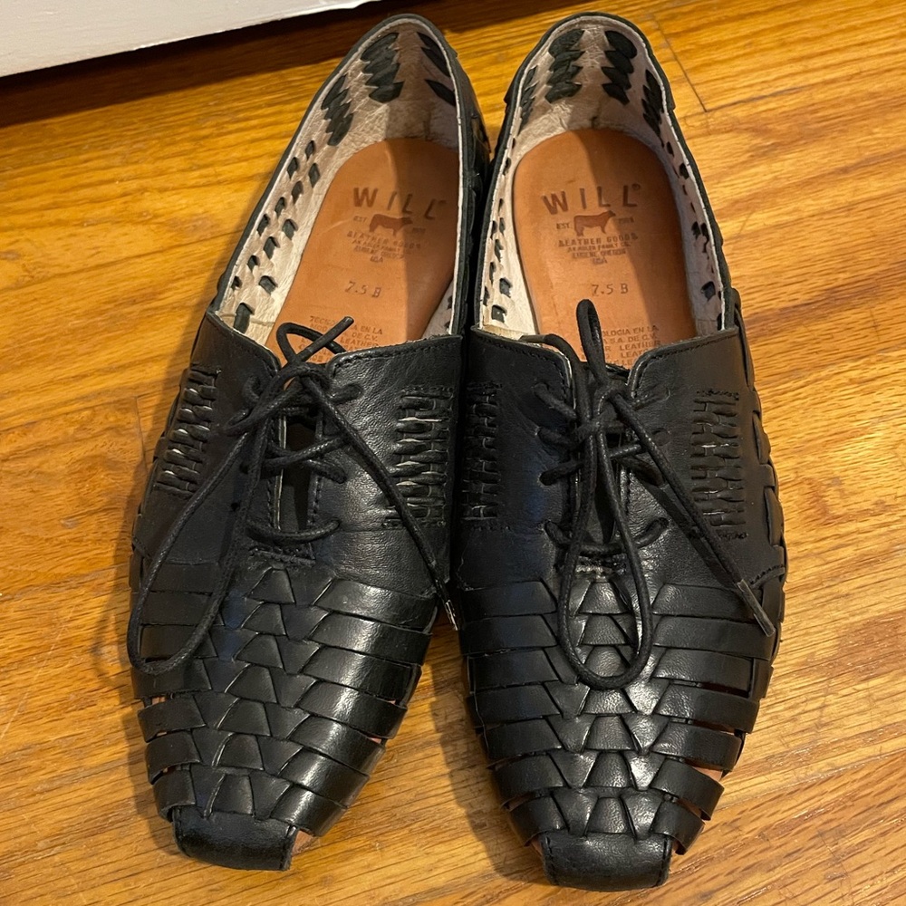 Will’s Woven Leather Flats